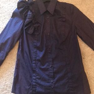 Purple Shirt with Fancy Details